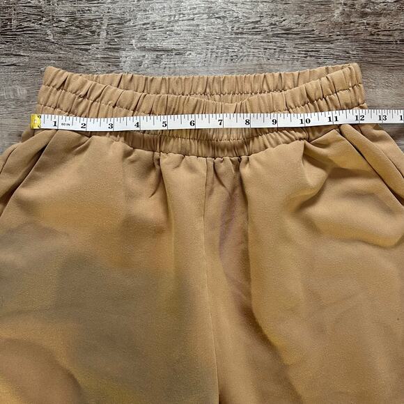 4th + Reckless Beige Elastic Waist Wide Leg Pants UK 8 / US 4 - Picture 6 of 8